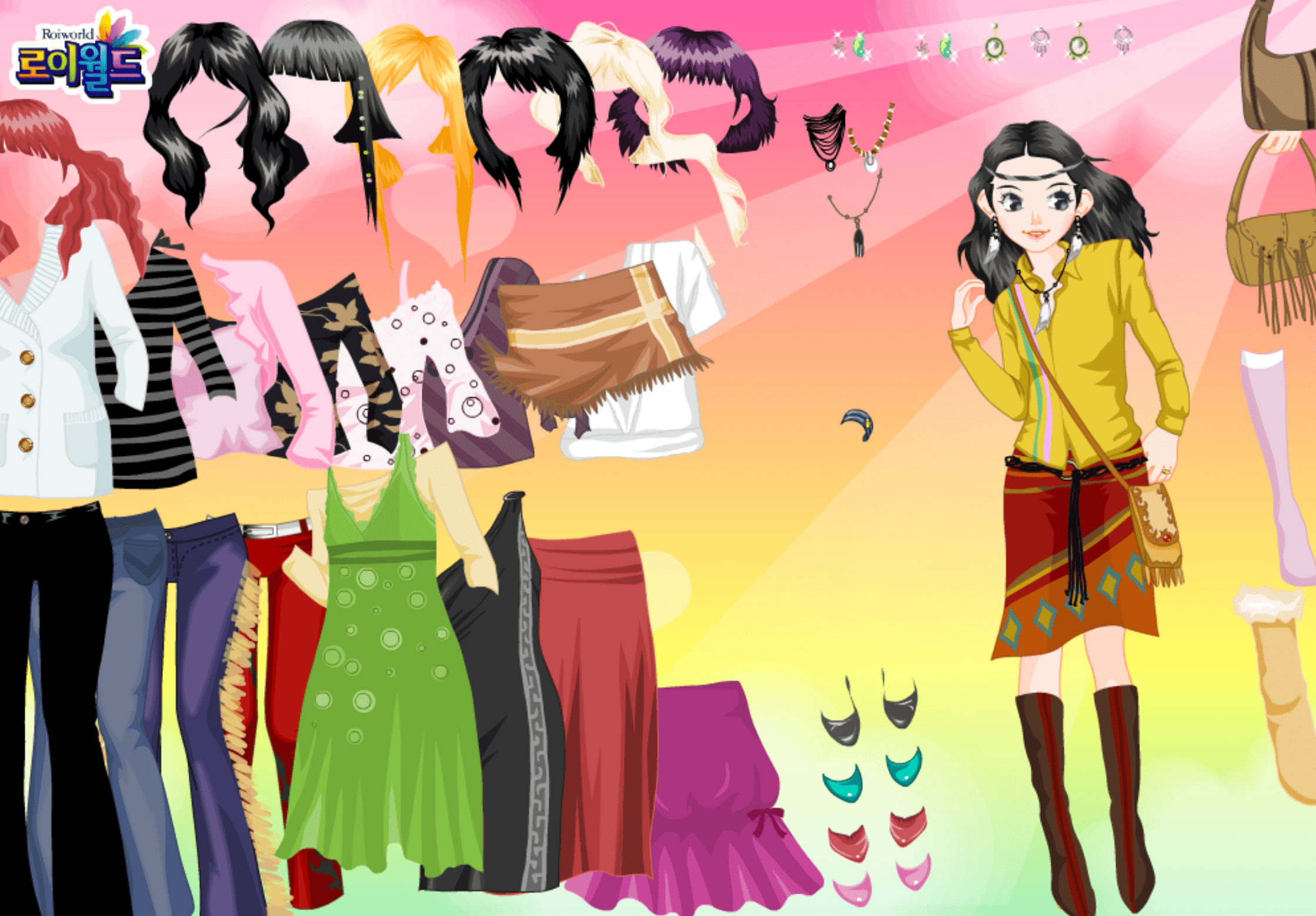 Roiworld Boho Dressup screenshot