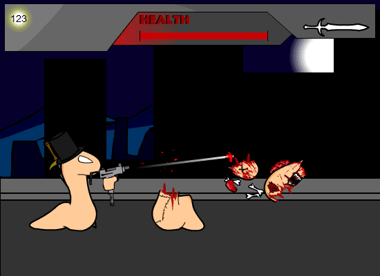 Worms level 2 screenshot