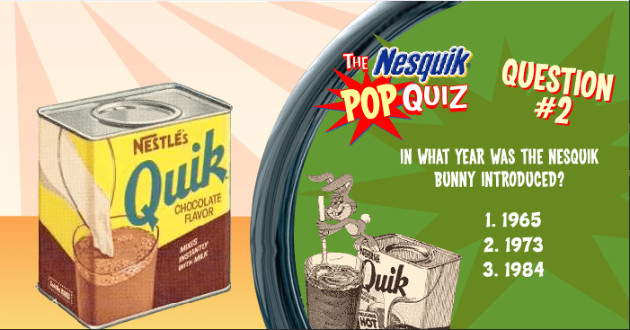 The Nesquik Pop Quiz screenshot