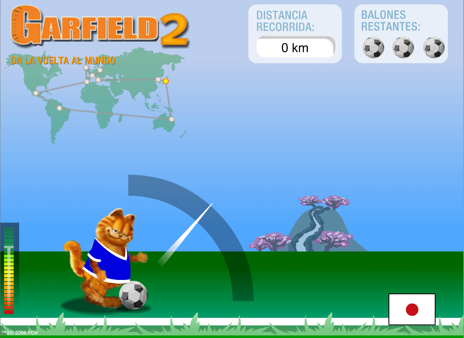 Garfield 2: Da la vuelta al mundo screenshot