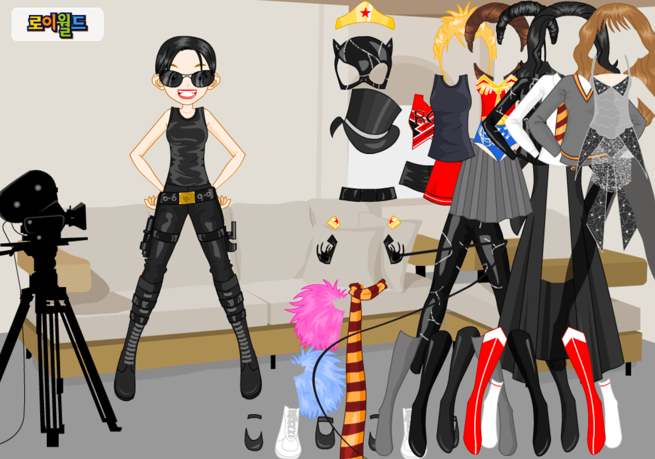 Roiworld Heroine Dressup screenshot