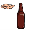 ビール瓶切り