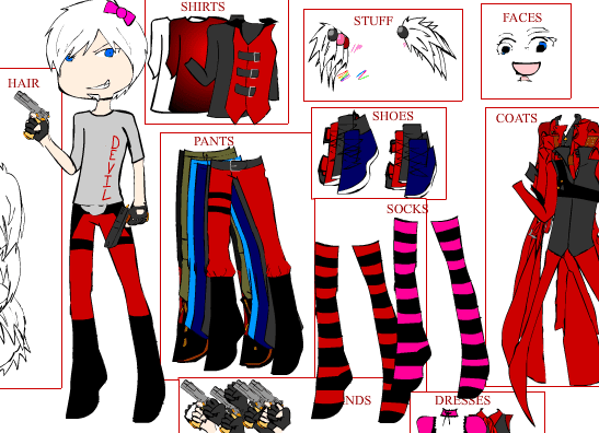 Dante Dress-Up Game screenshot