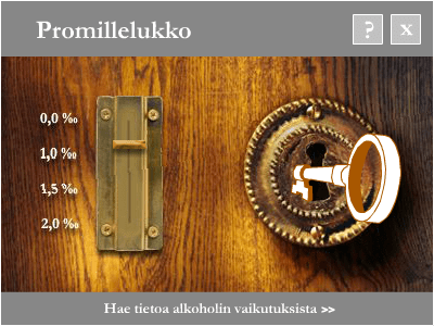 Promillelukko screenshot