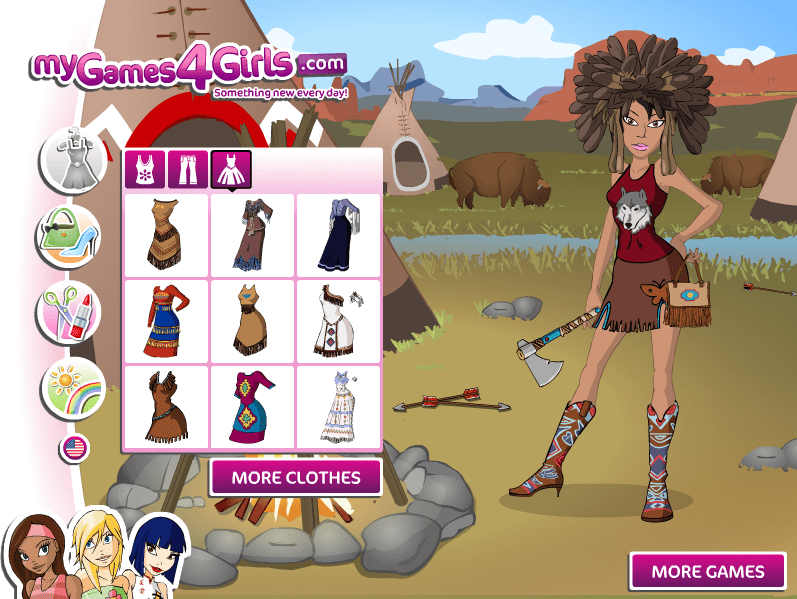 Native American Dress Up screenshot