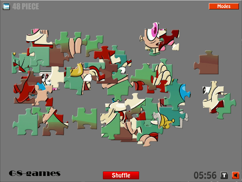 Ren and Stimpy Jigsaw screenshot