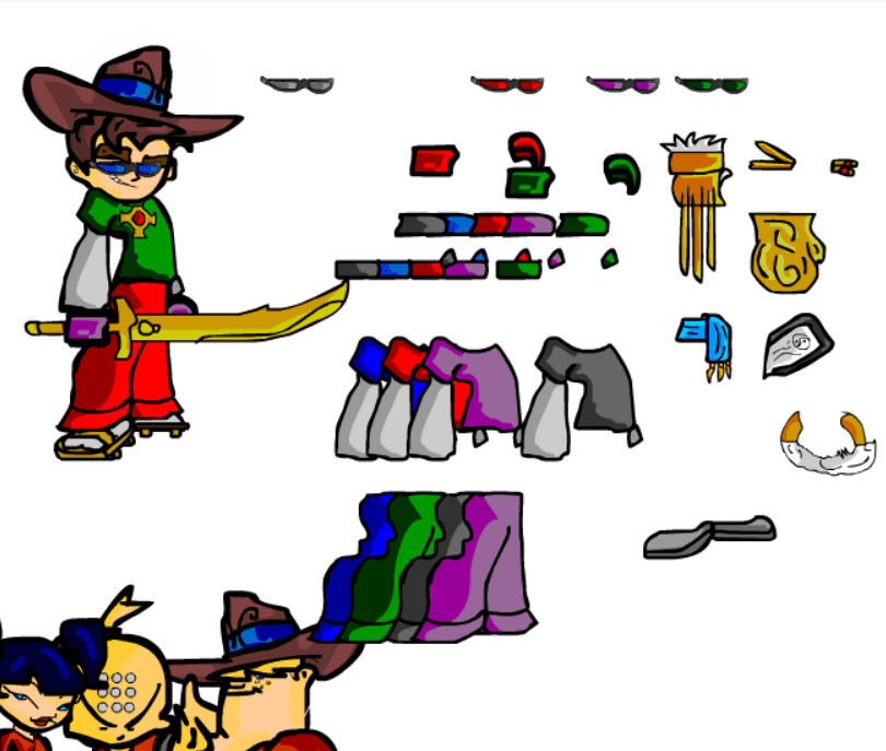 Xiaolin showdown dress up screenshot