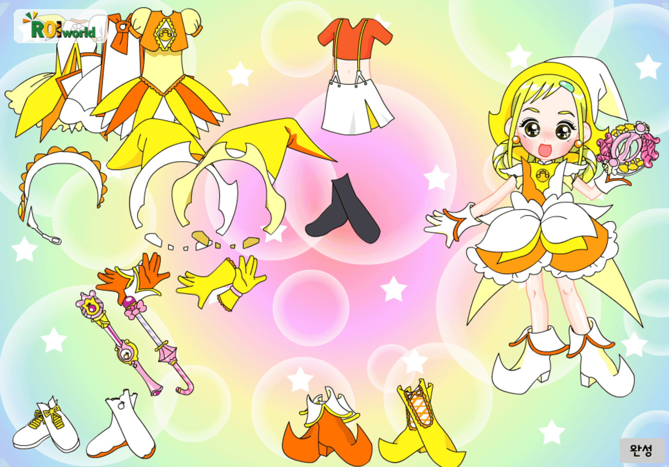 Roiworld Ojamajo DoReMi Momoko Dressup screenshot