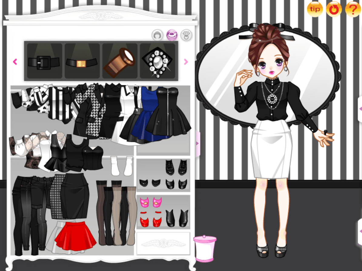 모던블랙화이트룩 screenshot