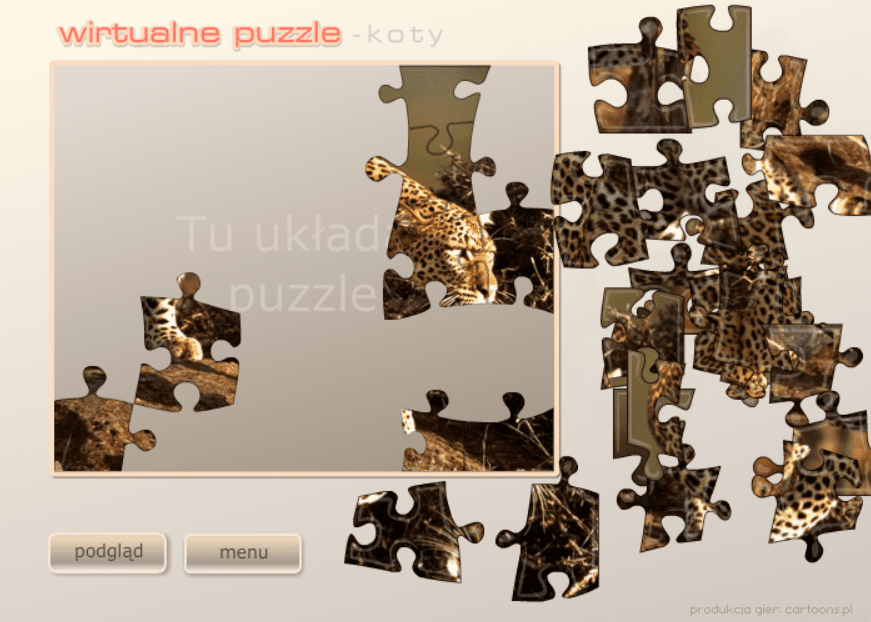Wirtualne Puzzle Koty screenshot