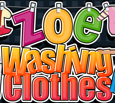 Zoe Washing Clothes