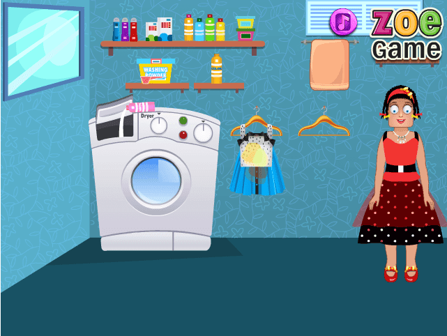 Zoe Washing Clothes screenshot