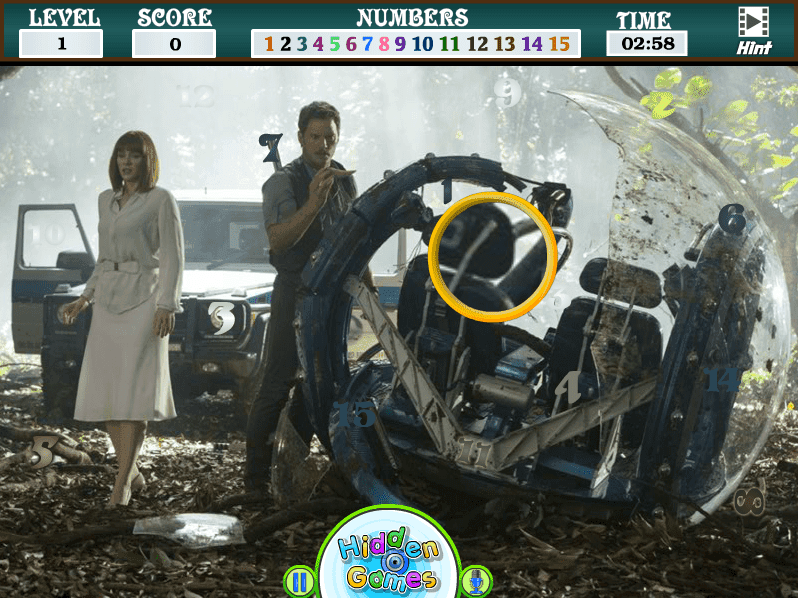 Jurassic World - Hidden Numbers screenshot