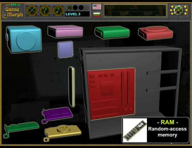 The Computer Puzzle: Interactive Knowledge Board screenshot