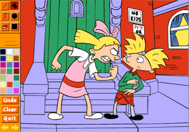 Hey Arnold! Coloring Book screenshot