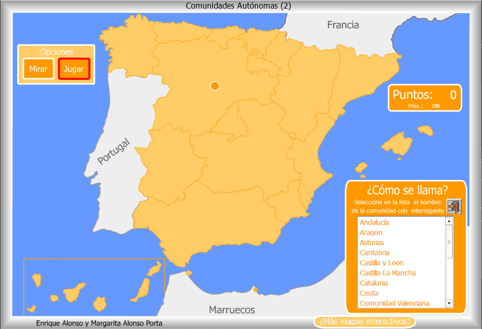 Comunidades Autónomas de España - ¿Cómo se llama? screenshot