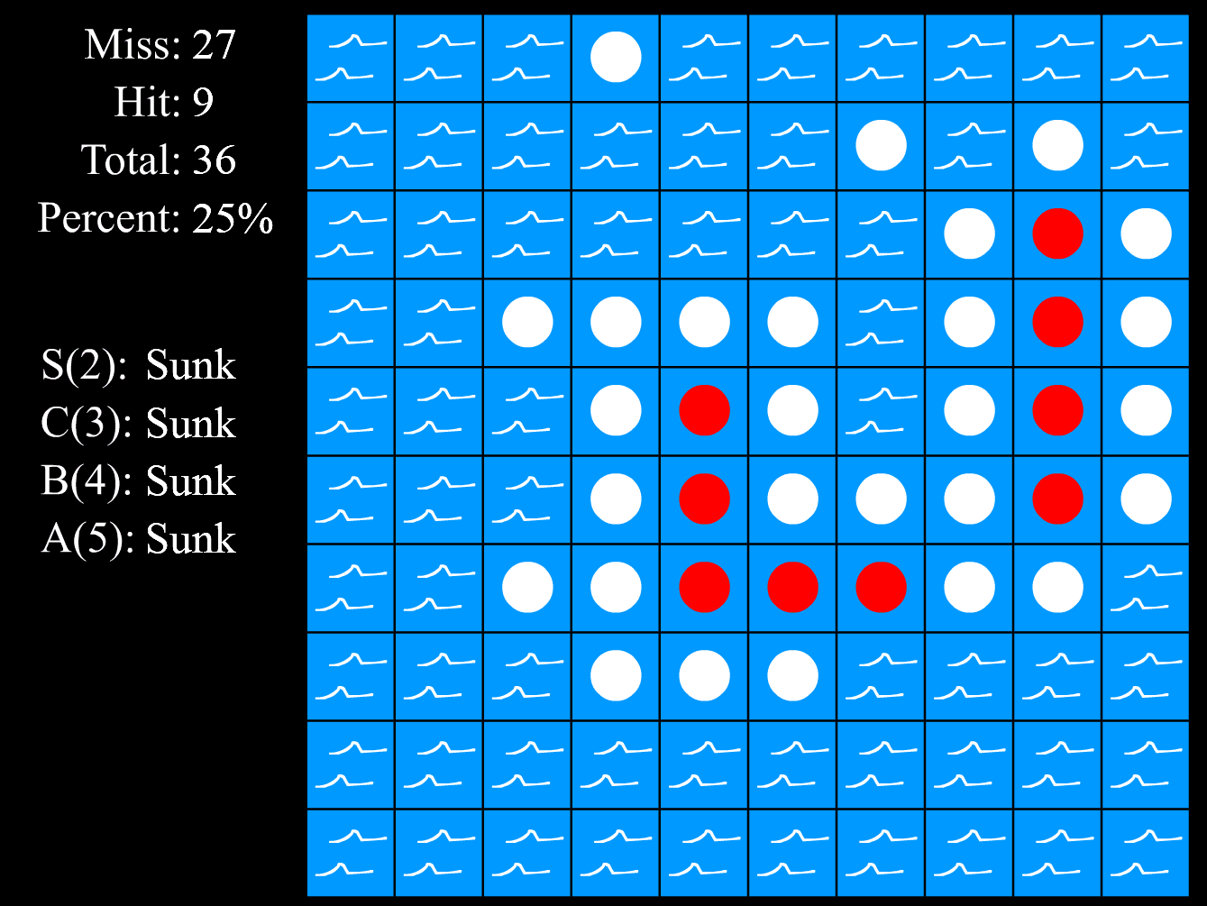 Battleship Flash Game screenshot