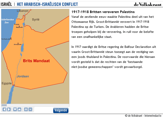 Het arabisch-israelisch conflict screenshot