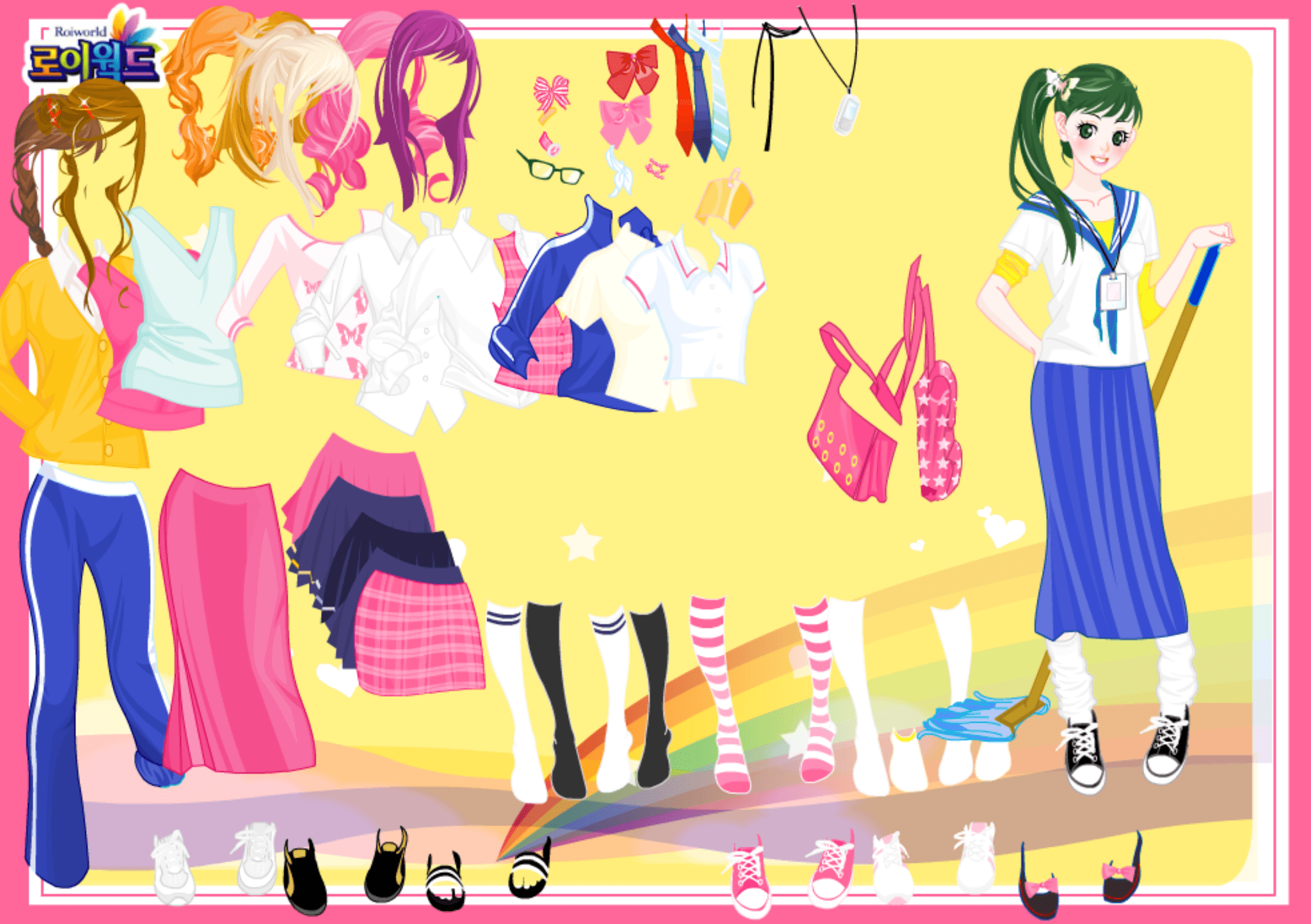 Roiworld Student Dressup screenshot