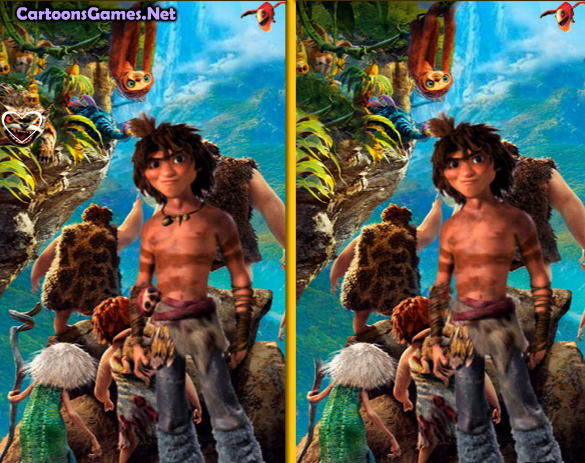The Croods Spot The Difference screenshot