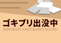 ゴキブリ出没中