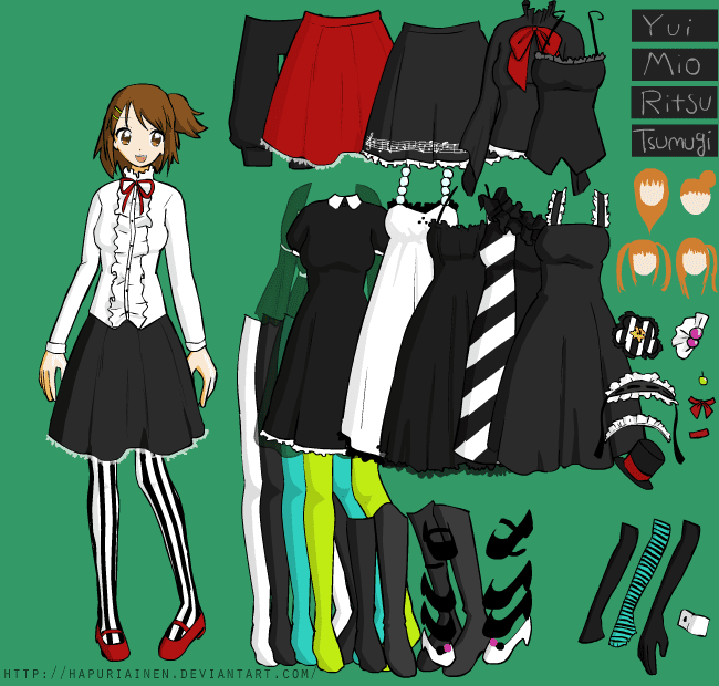 K-ON Dress Up screenshot