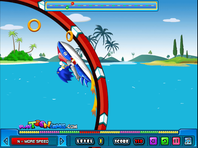 Sonic Jetski Race screenshot