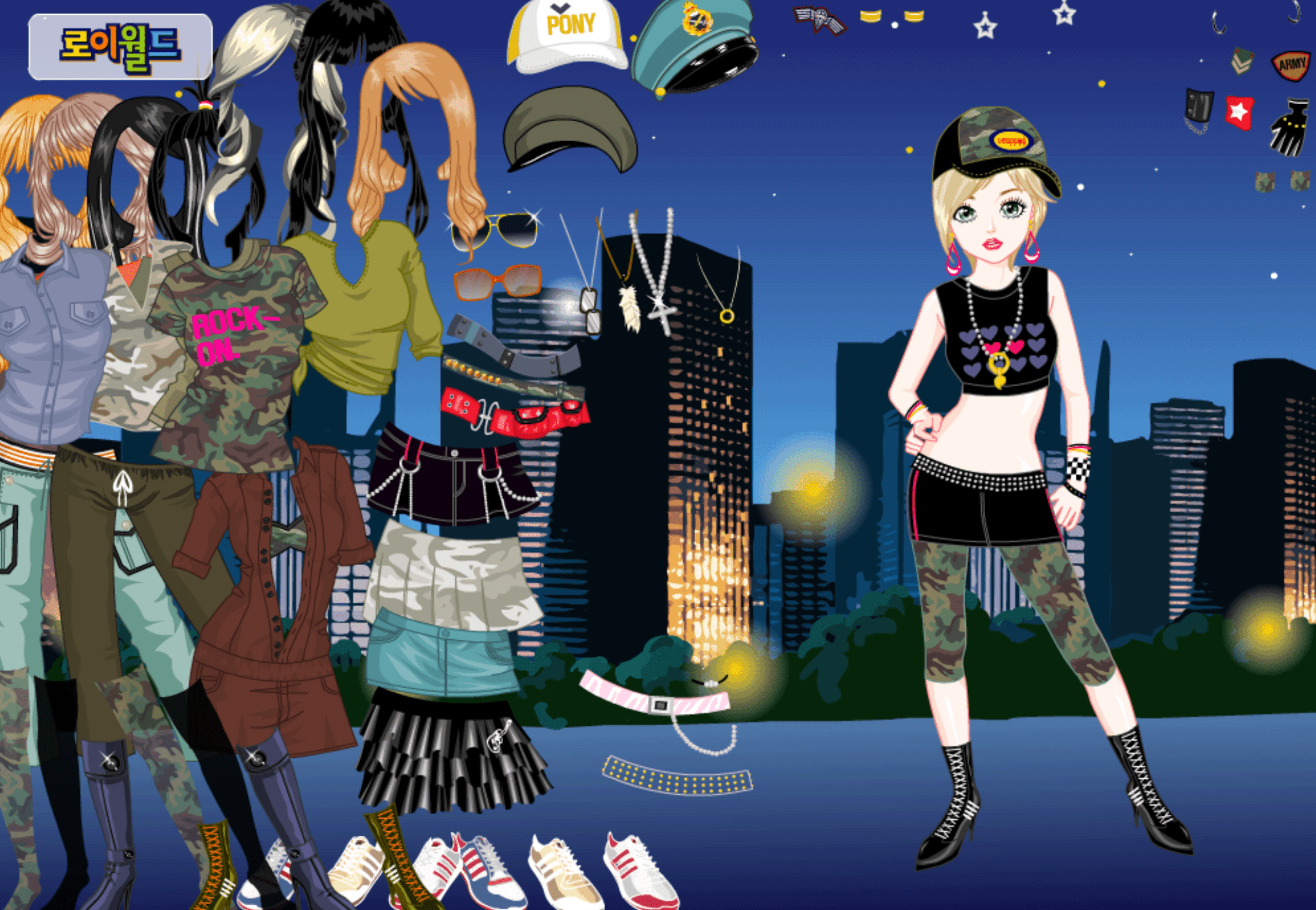 Roiworld Army Girl Dressup screenshot