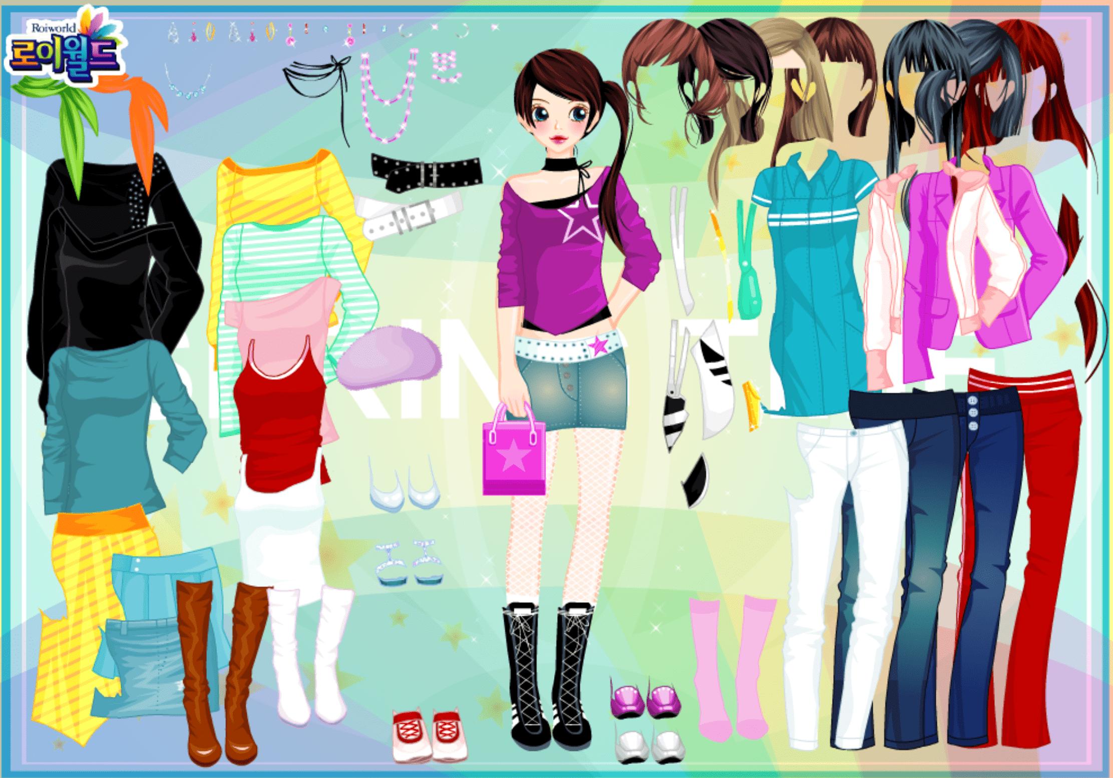 Roiworld Starlet Dressup screenshot