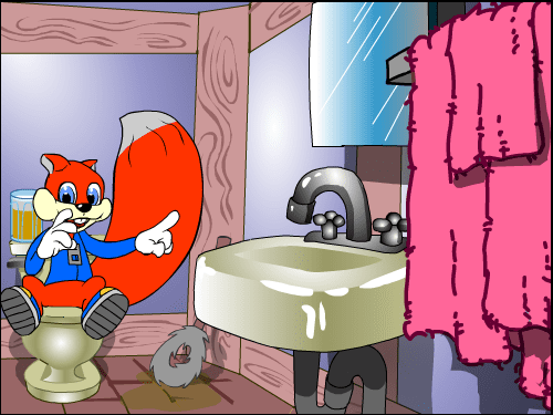 Conker's Etiquette Guide Tip #1 screenshot