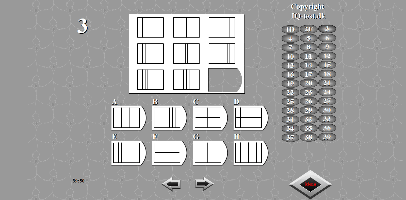 IQtest.dk screenshot