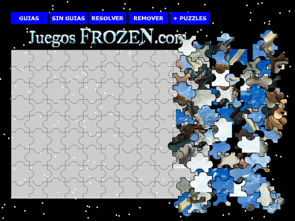 Puzzle: Kristoff y Sven Frozen screenshot