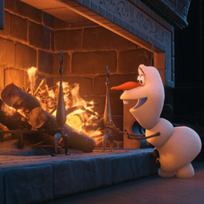 Puzzle: Olaf en la chimenea