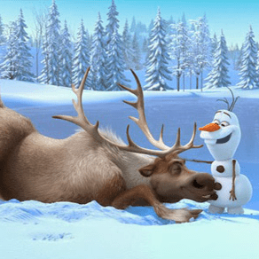 Puzzle: Sven y Olaf en la nieve