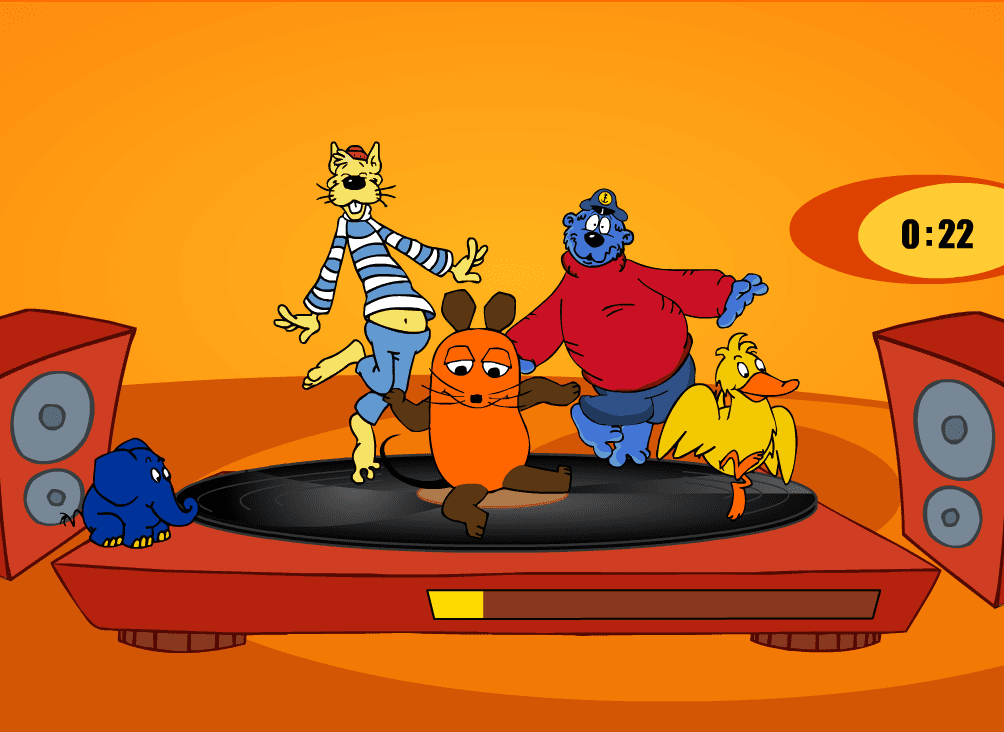 Das Plattenspieler-Disco-Spiel screenshot