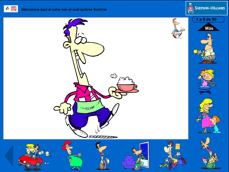 Sherwin-Williams Coloring screenshot