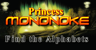 Princess Mononoke - Find the Alphabets
