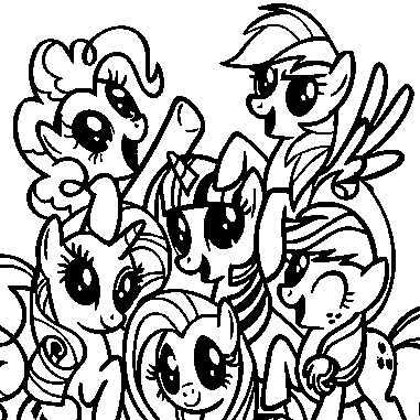 My Little Pony Colorear en Linea