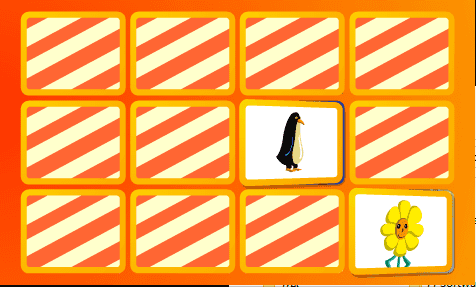 Oswald's Matching Game screenshot