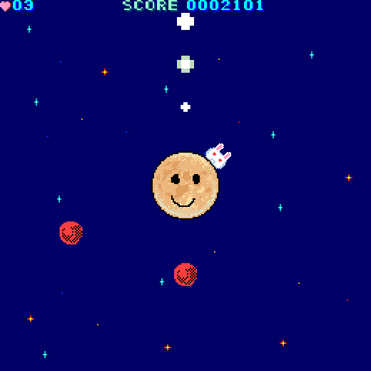 月を守るゲーム screenshot