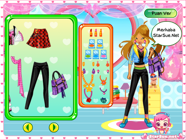 Winx Club Puanli Giysi Oyunu screenshot