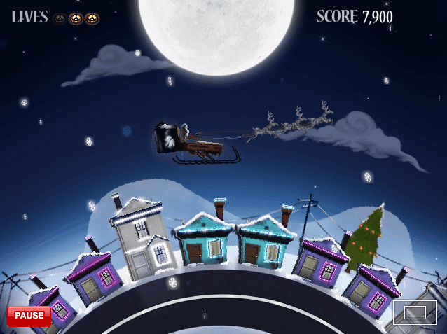 Tim Burton's The Nightmare Before Christmas: Jack's Sleigh Ride screenshot