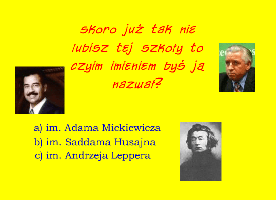 Czy lubisz szkołę? screenshot