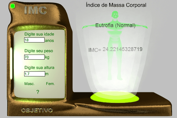 Índice de Massa Corporal screenshot
