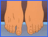 Paint Peggy's Feet