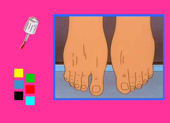 Paint Peggy's Feet screenshot