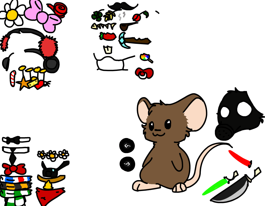 Dress up Mouse (killercats) screenshot