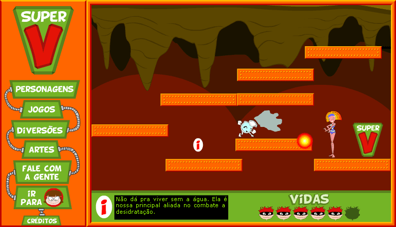 Jogo Poder dos Alimentos screenshot