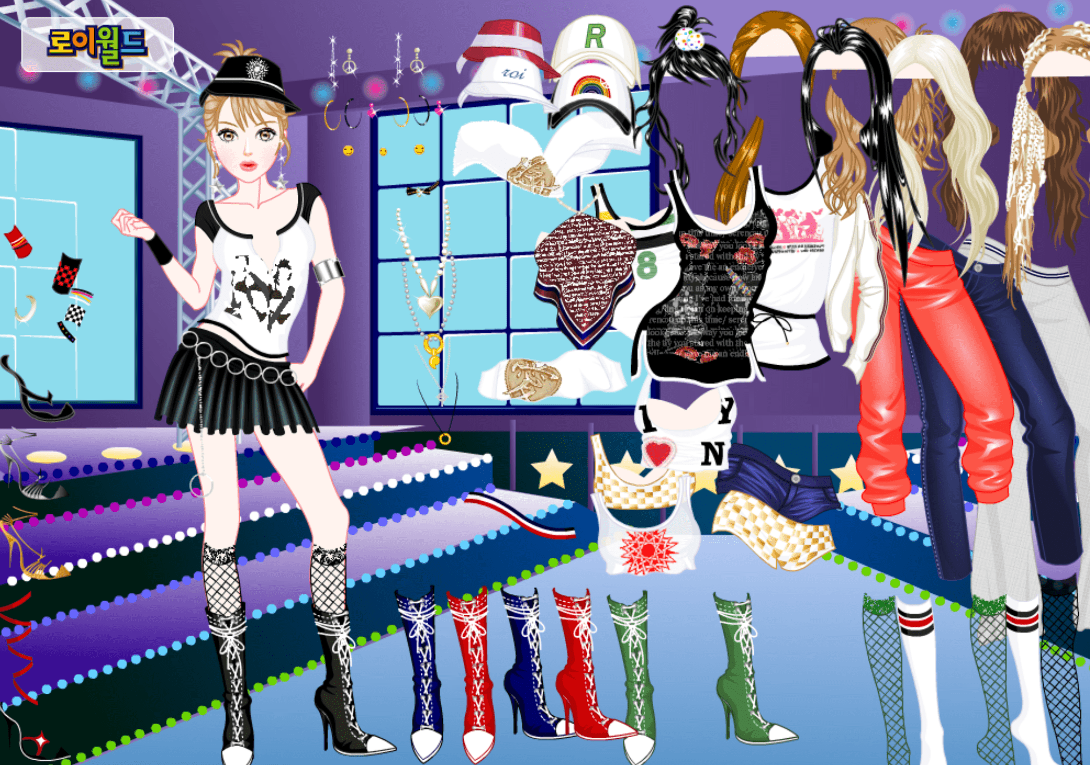 Roiworld Club Dancer Dressup screenshot