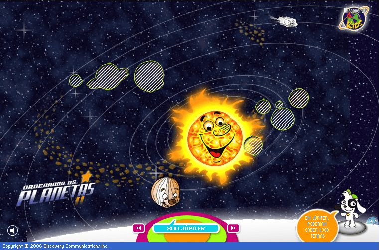 Ordenando os Planetas screenshot